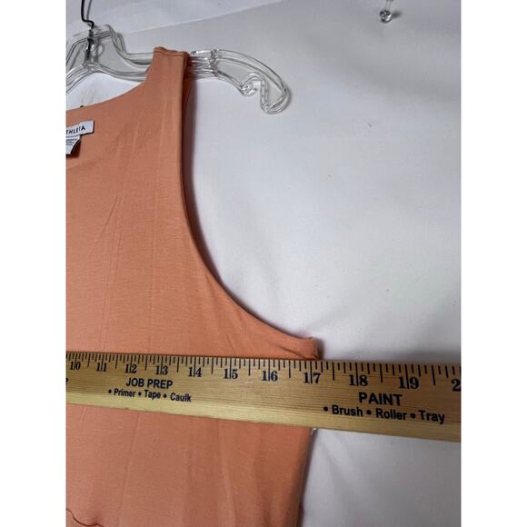 Athleta Women's Size Large Peach Santorini Thera Athleisure Summer Dress 531173 - Picture 4 of 8